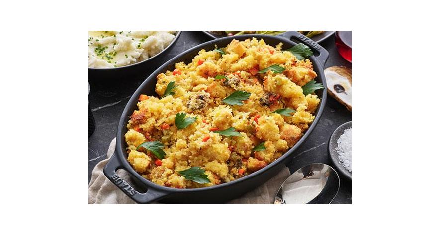 Recipes: Cornbread Stuffing with Oysters