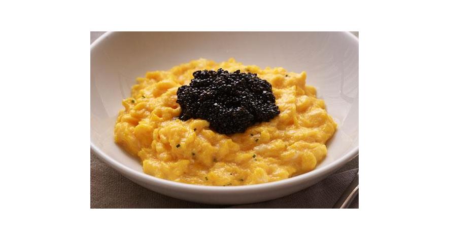 Recipes: Soft Scrambled Eggs with Caviar