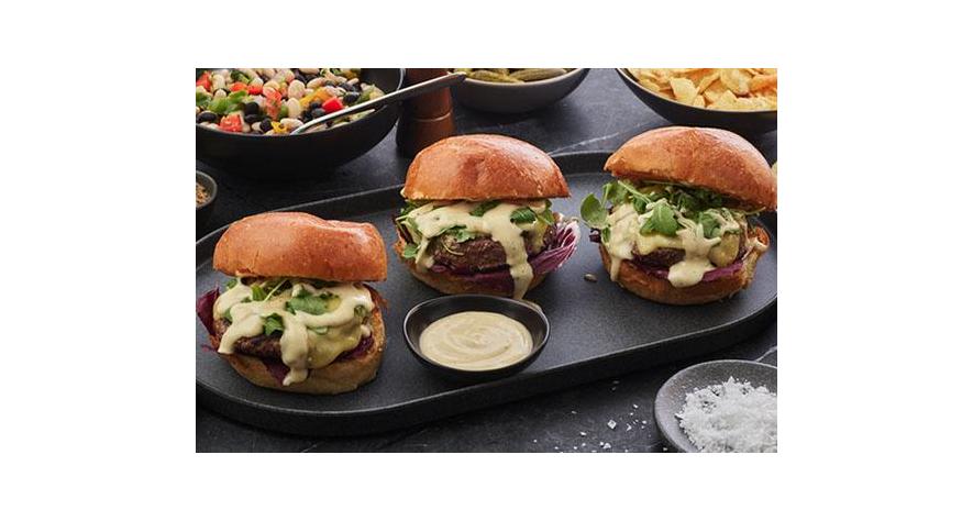 Recipes: Filet Burger with Aged Cheddar & Truffle Mayo