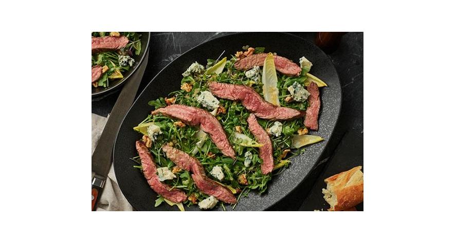 Recipes: Flank Steak Salad with Blue Cheese
