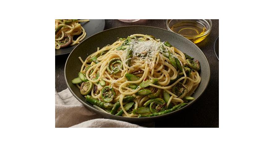 Recipes: Pasta with Fiddlehead Ferns & Lemon