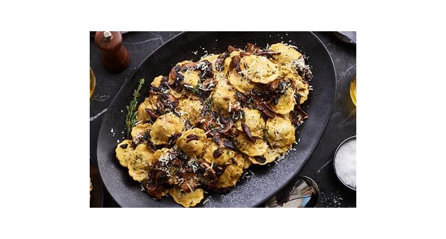 Recipes: Porcini Ravioli with Mushrooms