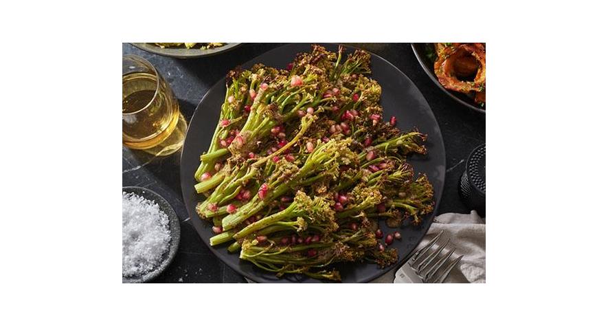 Recipes: Roasted Florentino Cauliflower with Pomegranate 