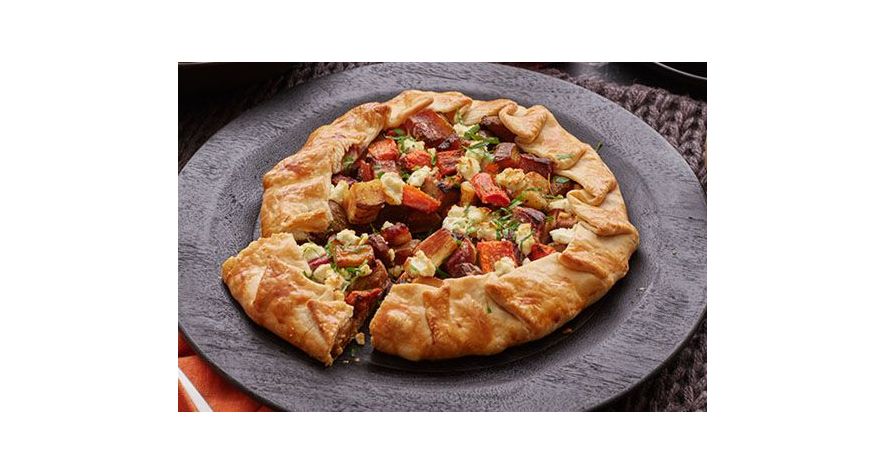 Recipes: Roasted Vegetable and Goat Cheese Tart