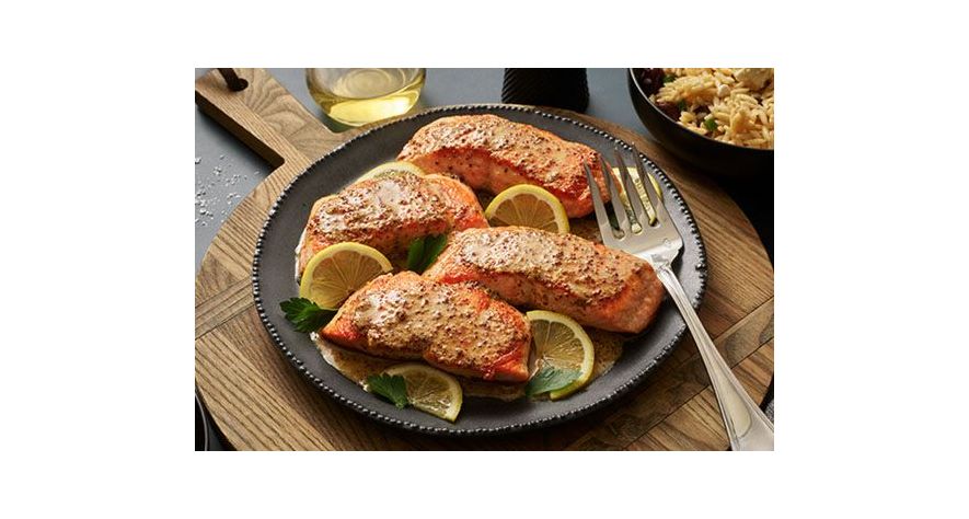 Recipes: Ora King Salmon with White Wine Mustard Sauce