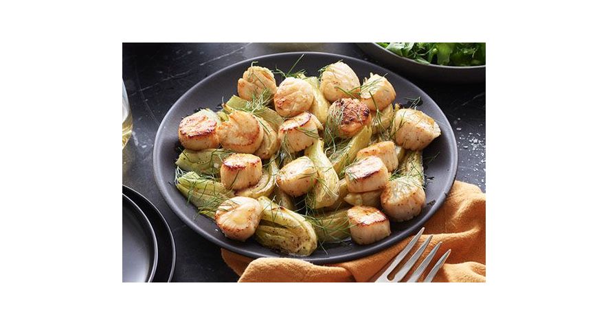 Recipes: Scallops with Fennel and Lemon Butter Sauce