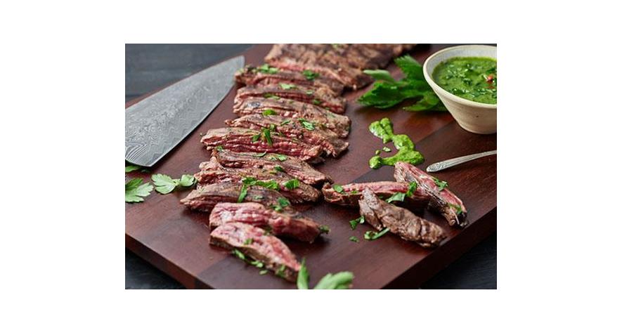 Recipes: Grilled Skirt Steak with Chimichurri