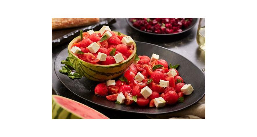 Recipes: Watermelon Salad with Feta and Tomato