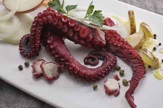Cooked Octopus Tenderized Legs