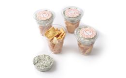 Spinach Dip & Pita Cups