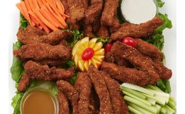 Sesame Chicken Fingers Platter