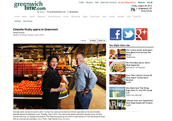 Photo of a Citarella press article