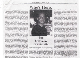 Photo of a Citarella press article