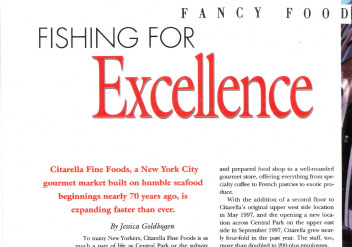 Photo of a Citarella press article