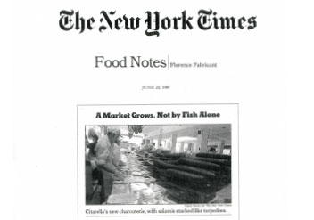 Photo of a Citarella press article