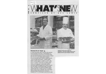 Photo of a Citarella press article