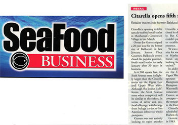 Photo of a Citarella press article