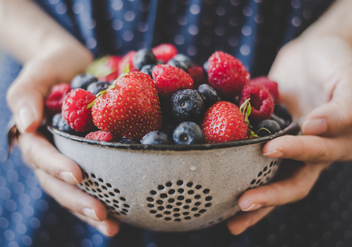 Basket of fresh berries