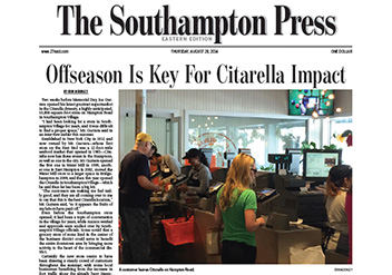 Photo of a Citarella press article